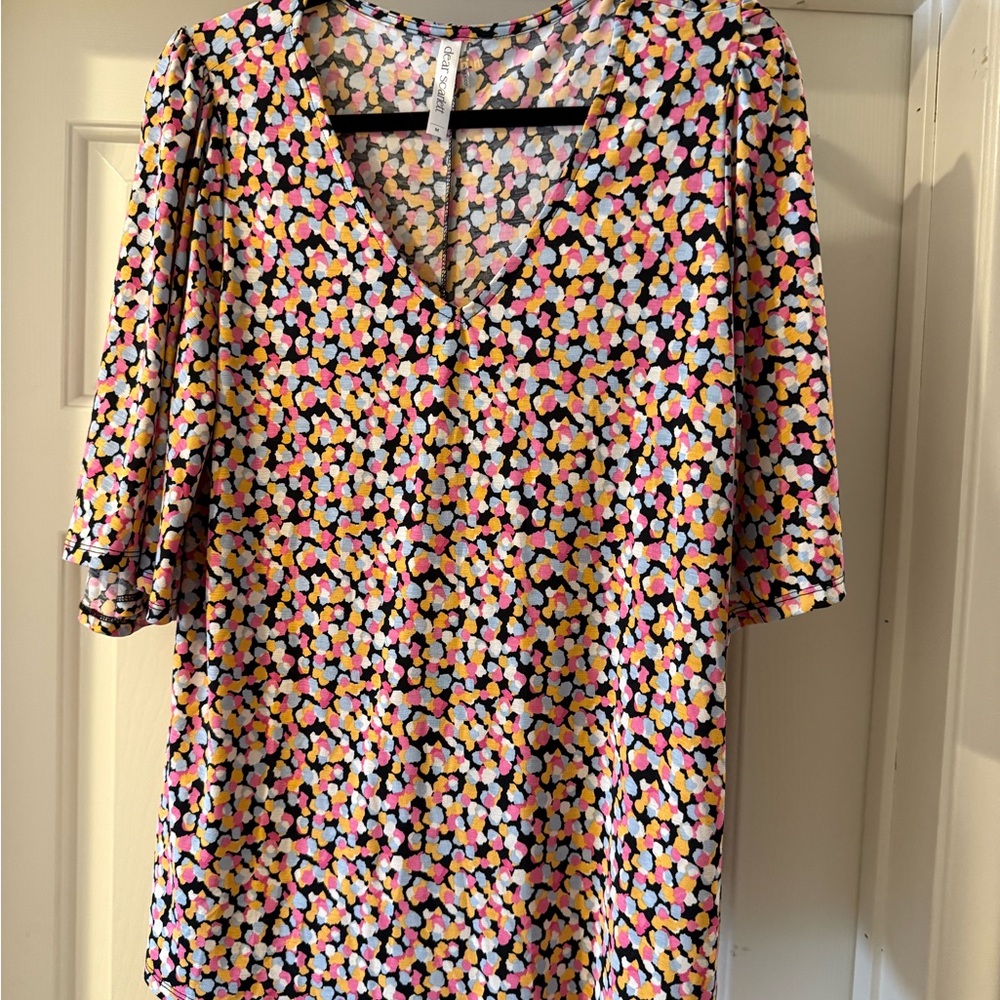 Chic V-Neck Women's Blouse